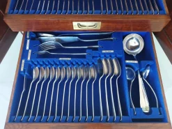 Online Pamono Canteen of Cutlery from Walker & Hall, 1920s, Set of 107