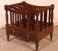 Discount Pamono Canterbury in Mahogany, England, 19th Century