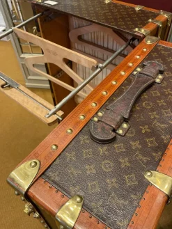 New Pamono Canvas Monogram Trunk from Louis Vuitton, Paris, 1914