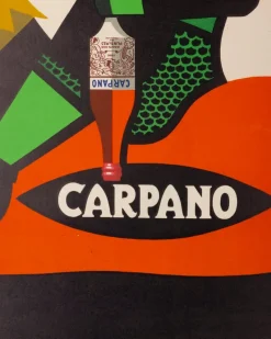 New Pamono Canvas Poster Vermuth Carpano Caval Ad Bruns Armando Testa, 1953