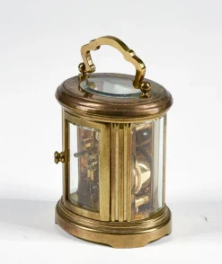 Pamono Cappuccina Alarm Clock with Key by Matthew Norman, 1950s><noscript><img width=