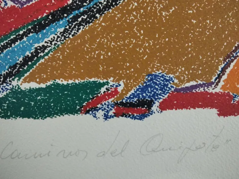 Clearance Pamono Carlos Catasse, Caminos del Quijote, 1989, Lithograph