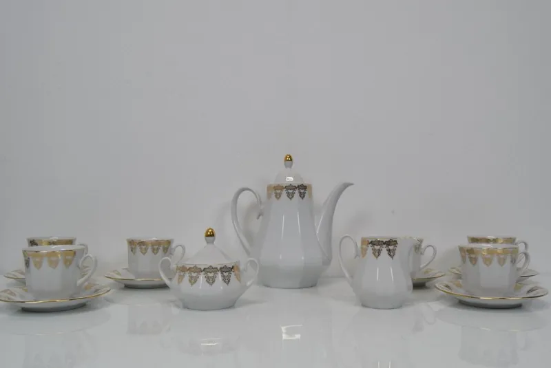 Pamono Carlsbad Porcelain Tea or Coffee Service from Epiag, 1960s, Set of 9> Coffee & Tea Service