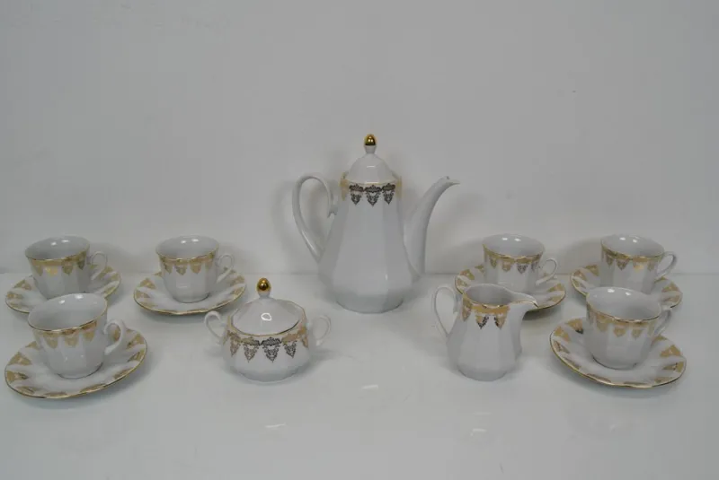 Pamono Carlsbad Porcelain Tea or Coffee Service from Epiag, 1960s, Set of 9> Coffee & Tea Service