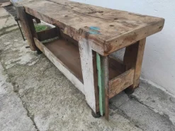 Pamono Carpenter's Workbench in Beech, 1940s><noscript><img width=