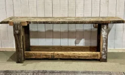 Pamono Carpenters Workbench in Oak and Fir, 1930s> Worktables & Workbenches