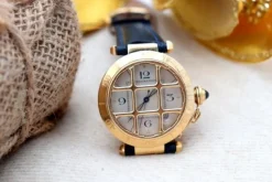 Pamono Cartier Pasha Model Gold Wristwatch><noscript><img width=