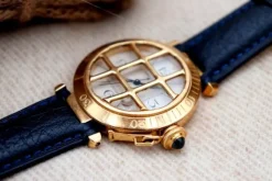 Pamono Cartier Pasha Model Gold Wristwatch><noscript><img width=