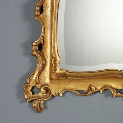 Clearance Pamono Carved and Gilded Rococo Style Mirror
