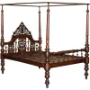 New Pamono Carved 4-Poster Bed, 1780s