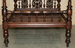 New Pamono Carved 4-Poster Bed, 1780s