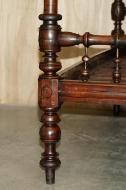 New Pamono Carved 4-Poster Bed, 1780s