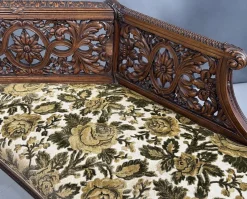 Pamono Carved Wooden Bench, 1880><noscript><img width=