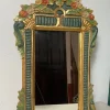 Outlet Pamono Carved Wooden Mirror, 1970s