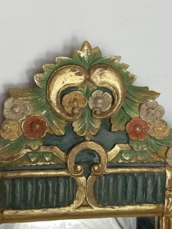 Outlet Pamono Carved Wooden Mirror, 1970s