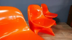 Pamono Casalino Children's Chair by Alexander Begge for Casala, 1970s, Set of 4><noscript><img width=