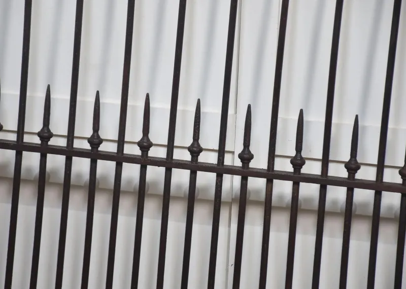Hot Pamono Cast and Wrought Iron Gates, Set of 2