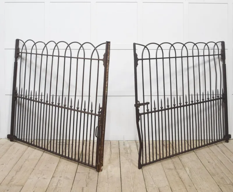 Hot Pamono Cast and Wrought Iron Gates, Set of 2