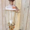Pamono Cast Iron and Copper Wall Lantern> Garden Lighting