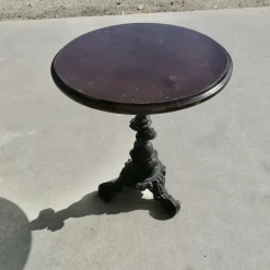 Sale Pamono Cast Iron and Oak Pub Table, 1950s