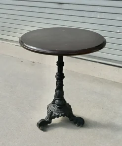 Sale Pamono Cast Iron and Oak Pub Table, 1950s