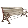 Outlet Pamono Cast Iron and Wood Garden Bench