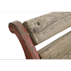 Outlet Pamono Cast Iron and Wood Garden Bench