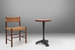 Pamono Cast Iron Bistro Table with Bakelite Top from Louis Vuitton, France, 1930s> Garden Tables