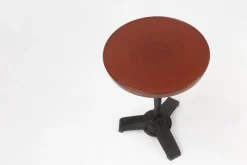 Pamono Cast Iron Bistro Table with Bakelite Top from Louis Vuitton, France, 1930s><noscript><img width=