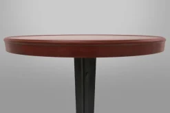 Pamono Cast Iron Bistro Table with Bakelite Top from Louis Vuitton, France, 1930s><noscript><img width=