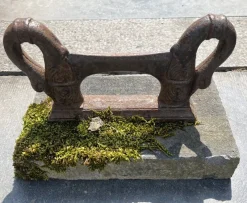 Sale Pamono Cast Iron Boot Scraper on Bluestone, 1900s