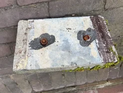Sale Pamono Cast Iron Boot Scraper on Bluestone, 1900s