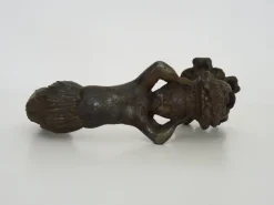 Pamono Cast Iron Cherub Angel Door Knocker, 1800s><noscript><img width=