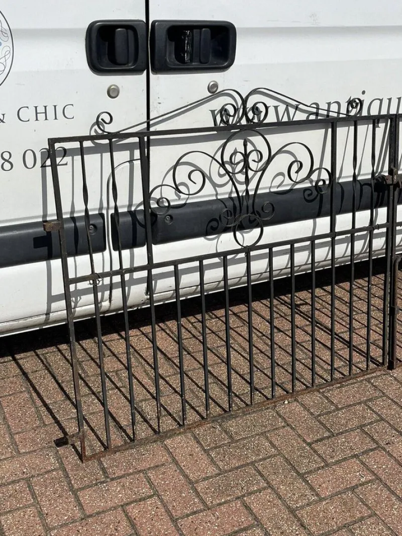 Online Pamono Cast Iron Driveway Gates, Set of 2