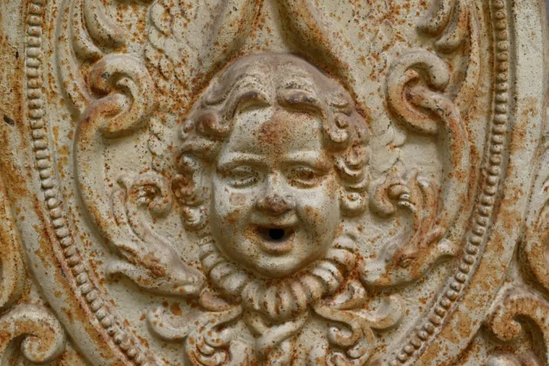 Discount Pamono Cast Iron Fountain, 1900s