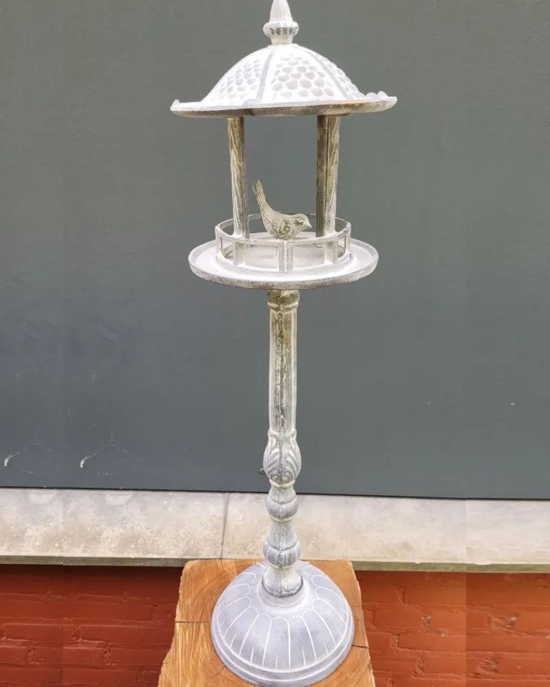 Pamono Cast Iron Free Standing Bird Feeder House> Garden Accessories