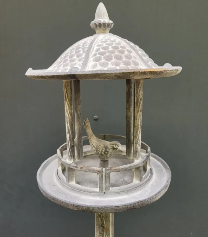 Pamono Cast Iron Free Standing Bird Feeder House> Garden Accessories