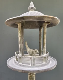 Pamono Cast Iron Free Standing Bird Feeder House><noscript><img width=