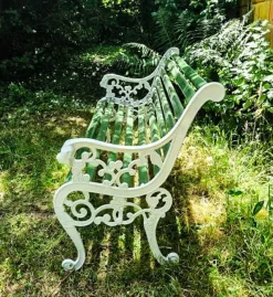 Sale Pamono Cast Iron Garden Bench, 1920s
