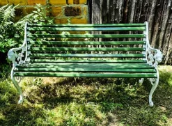 Sale Pamono Cast Iron Garden Bench, 1920s