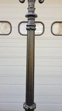 Pamono Cast Iron Lamp Post Doetinchem with Cast Iron Hexagon Lantern