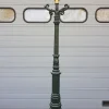 Best Pamono Cast Iron Lamp Post M2 with Copper Square Lantern