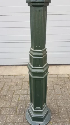 Hot Pamono Cast Iron Lamp Post M2 with Cast Iron Hexagon Lantern