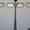 Pamono Cast Iron Lamp Post M2 with Cast Iron Square Lantern