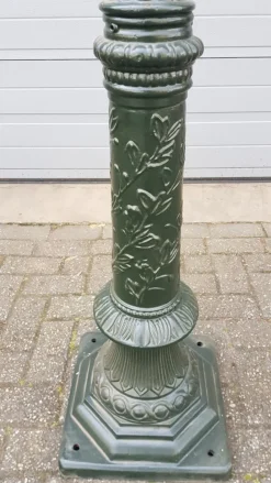 Pamono Cast Iron Lamp Post Romantica with Hexagon Cast Iron Lantern><noscript><img width=