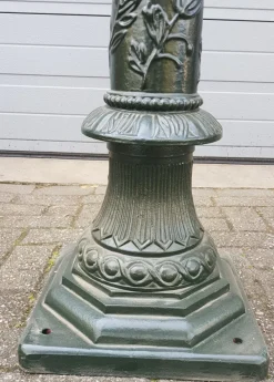 Pamono Cast Iron Lamp Post Romantica with Square Copper Lantern><noscript><img width=