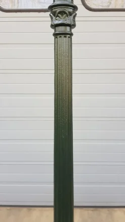 Pamono Cast Iron Lamp Post Romantica with Round Copper Lantern><noscript><img width=