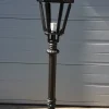 Pamono Cast Iron Lamp Post with Hexagon Cast Iron Lantern> Garden Lighting