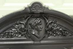 Pamono Cast Iron Overmantel Mirror, 19th Century><noscript><img width=