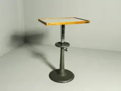 Online Pamono Cast Iron Telescope Laboratory Table, 1970s